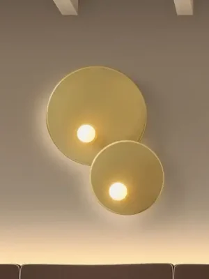 Nejlepší Volba LEDS-C4 Trip nástěnné světlo, 2 zdroje matná zlatá