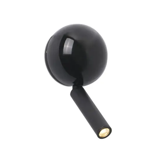 Must-Have LED nástěnné světlo Press, černá