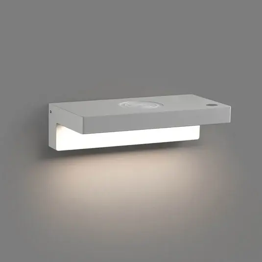 LED nástěnné světlo Well USB+wireless charger bílá Bezpečná Platba
