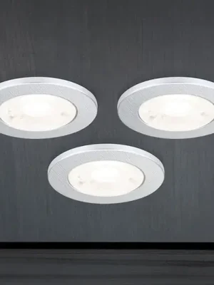 Oblíbený LED nábytkové podhledové světlo Artist 3ks stříbro