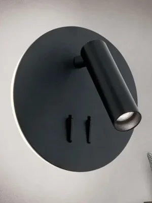 Cenová Bomba LED nástěnné světlo Lenny se 2 zdroji, černá