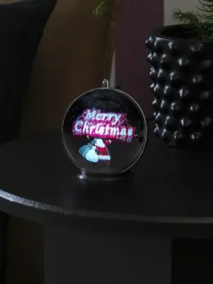 3D hologram Merry Christmas, 42 LED Aktuální