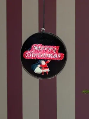 Poslední Šance 3D hologram Merry Christmas, 64 LED