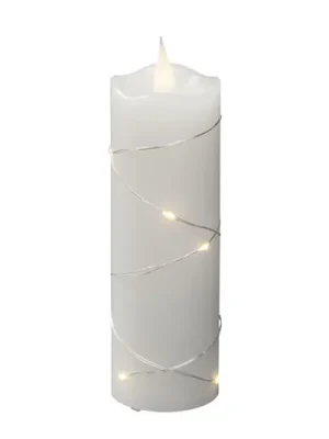 LED vosková svíčka bílá Barva světla teplá bílá 15,2 cm Koupit Online
