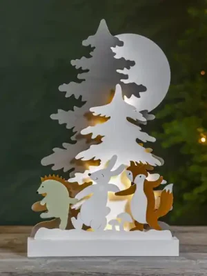 LED světlo Forest Friends, zajíc, liška, ježek Vysoce Kvalitní