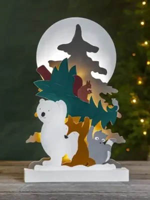 LED světlo Forest Friends, lední medvěd mýval Aktuální