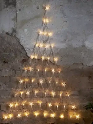 Bezpečná Platba LED světelný závěs Star 55 žárovek