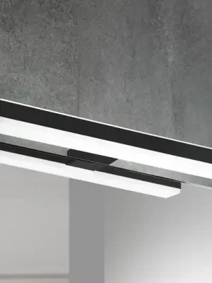 Poslední Šance LED osvětlení zrcadla Veronica, šířka 30 cm, černá