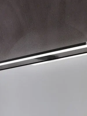 Zrcadlové světlo Esther 2 LED, matně černé, 50 cm Nízká Cena