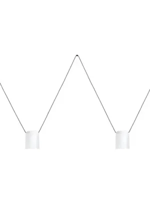 Nová Kolekce LEDS-C4 Attic Double válec Ø 15cm bílá
