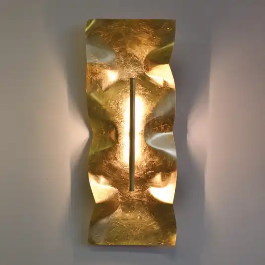 Knikerboker Crash Tube nástěnné, 60x25cm, zlato Expresní Doručení