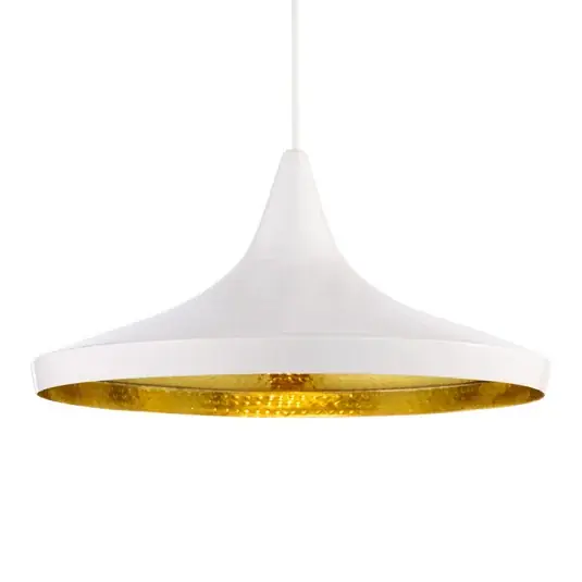 Tom Dixon Beat Wide LED závěsné světlo, bílá Top Prodej