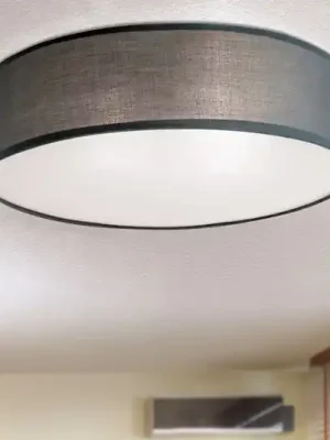 Textilní stropní světlo Seda, šedá Nízká Cena