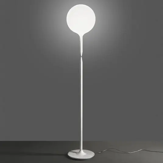 Artemide Castore stojací lampa stínidlo sklo Ø35cm Poslední Šance
