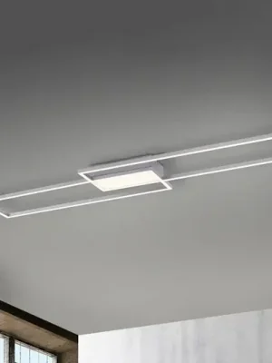 Nová Kolekce LED stropní svítidlo Asmin, CCT, ocel, 109,5x25,7cm