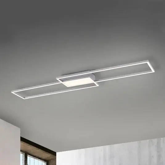 Nová Kolekce LED stropní svítidlo Asmin, CCT, ocel, 109,5x25,7cm