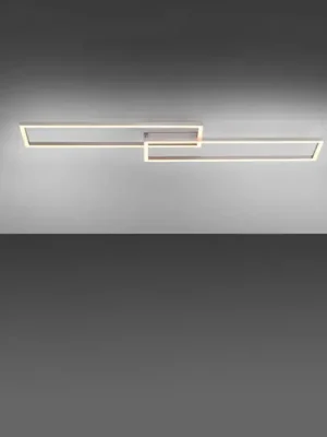 Vysoce Kvalitní LED stropní svítidlo Iven, stmívatelné, ocel, 92,4 x 22 cm