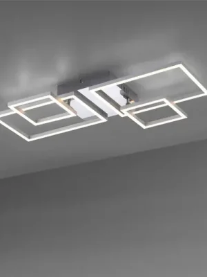 Dokud Zásoby Vydrží LED stropní svítidlo Iven, ocel, 32,4 x 30 cm