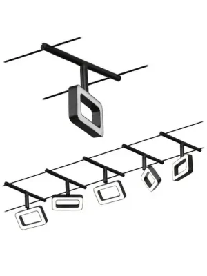 Finální Výprodej Paulmann Frame LED lankový systém 5 zdrojů černá
