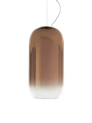 Artemide Gople Mini závěsné světlo, bronz/černá Sezónní Sleva