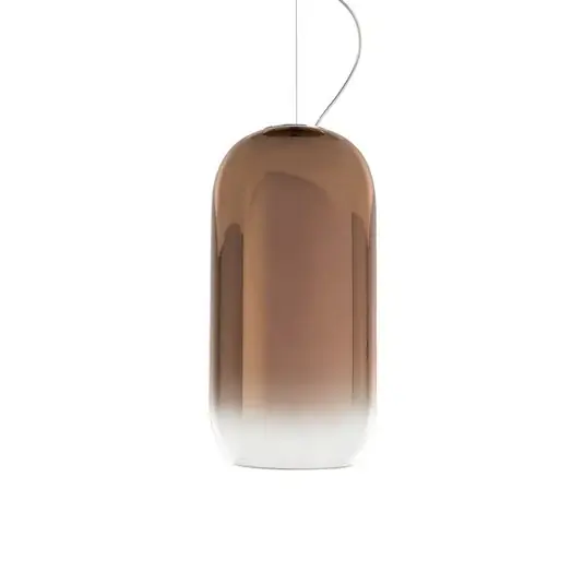 Artemide Gople Mini závěsné světlo, bronz/černá Sezónní Sleva