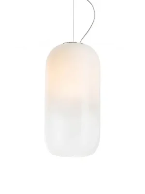 Artemide Gople Mini závěsné světlo, bílá/bílá Víkendová Akce