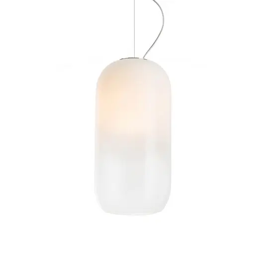 Artemide Gople Mini závěsné světlo, bílá/bílá Víkendová Akce