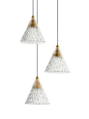 Zlevněný LEDS-C4 Veneto LED závěsné nástavba 3 zdroje zlatá