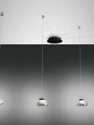 LED závěsné světlo Arabella, černá/šedá/čirá Objednat Nyní