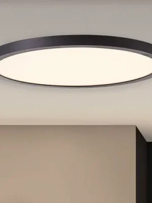 Cenově Výhodný LED stropní světlo Tuco, černá, Ø 25 cm