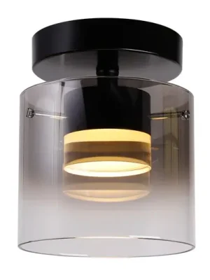 Akce LED stropní světlo Salerno, 2 700 K, 1 zdroj černá