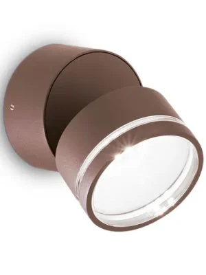 Ideal Lux Omega Round LED nástěnné 4000K kávová Nejlepší Cena