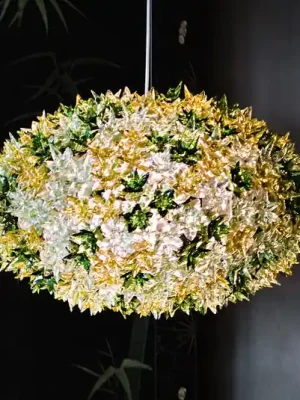 Kartell Bloom S1 LED závěsné světlo G9, zelená Odeslání Ihned