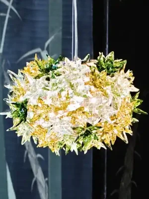 Kartell Bloom S2 LED závěsné světlo G9, zelená Cenový Hit