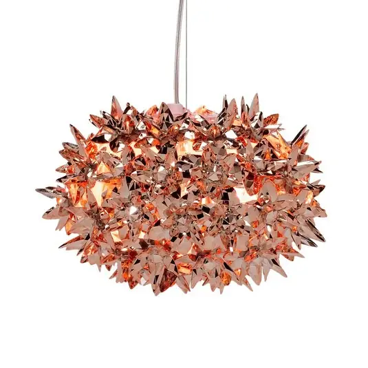 Kartell Bloom S2 LED závěsné světlo G9, měď Jen Po Omezenou Doba