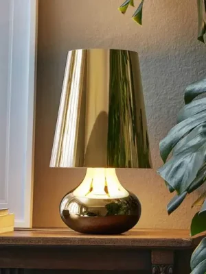Kartell Cindy LED stolní lampa zlatá metalíza Omezená Nabídka