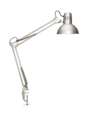 Cenový Hit MAULstudijní svítidlo, stříbrná barva, výška 44 cm, kov