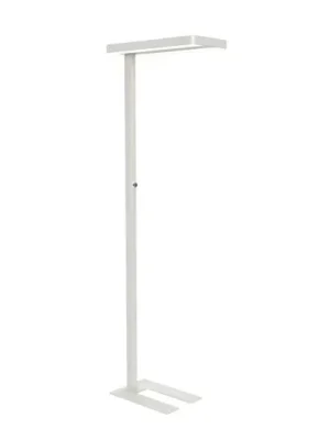 Hit Sezóny LED stojací lampa MAULjaval, bílá, 196 cm, stmívatelné, základna