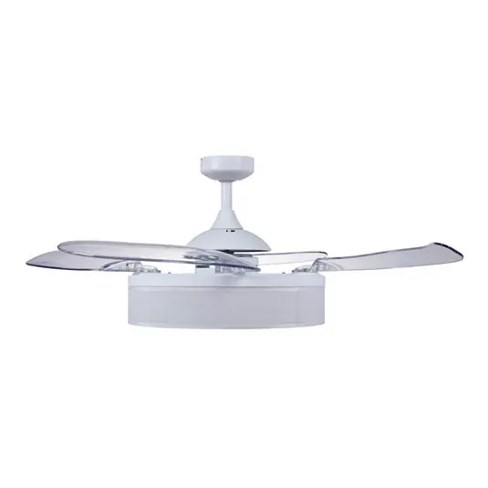 Světlo stropního ventilátoru Beacon Fanaway Fraser bílé/čiré tiché Sezónní Sleva