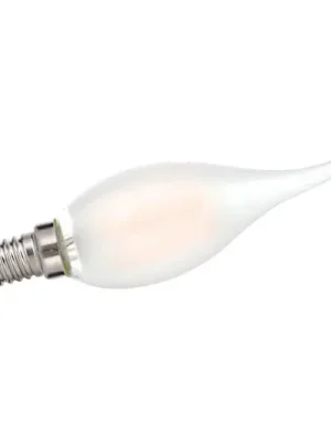 Autentický LED svíčka E14 4,5W větruodolná 2 700K matná