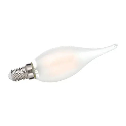 Autentický LED svíčka E14 4,5W větruodolná 2 700K matná
