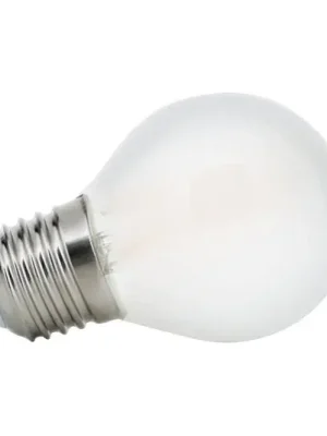 LED žárovka E27 G45 4,5W matná 827 stmívatelná Víkendová Akce