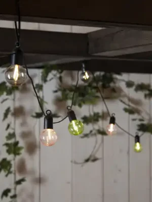 LED světelný řetěz Fiesta, na baterie, pestrá Ověřený