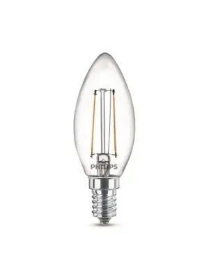 Vrácení Zdarma Philips LED svíčka filament E14 2W 2 700K 2ks