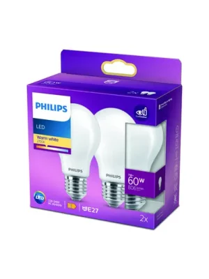 Philips LED žárovka E27 7W 2 700K opál 2ks Must-Have