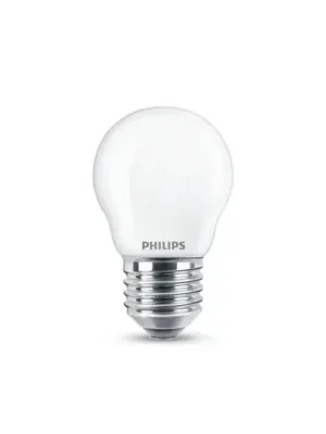 Philips LED žárovka E27 P45 4,3W 2 700K opál 2 ks Víkendová Akce