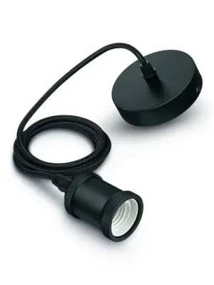 Philips závěsné světlo Vintage, objímka E27 černá Super Cena