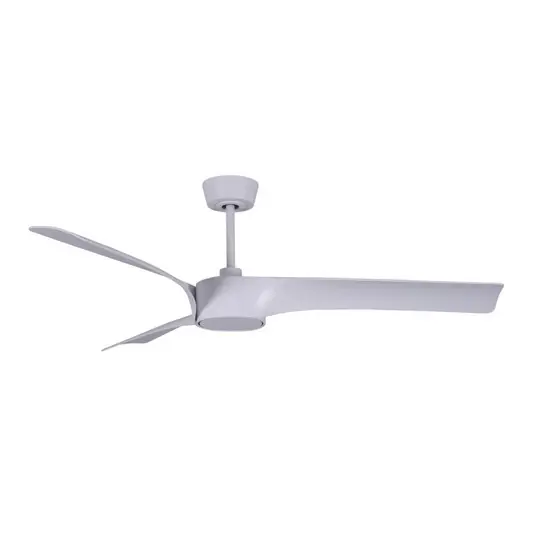 Stropní ventilátor Beacon se světlem Line, bílý, Ø 132 cm, tichý Akční Nabídka