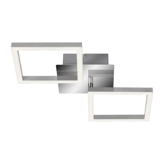 Originální Rámové stropní svítidlo LED, 3 000 K, chrom