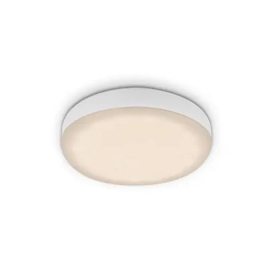 Vestavné LED svítidlo Plat, bílé, Ø 7,5 cm, 3 000K Jen Po Omezenou Doba